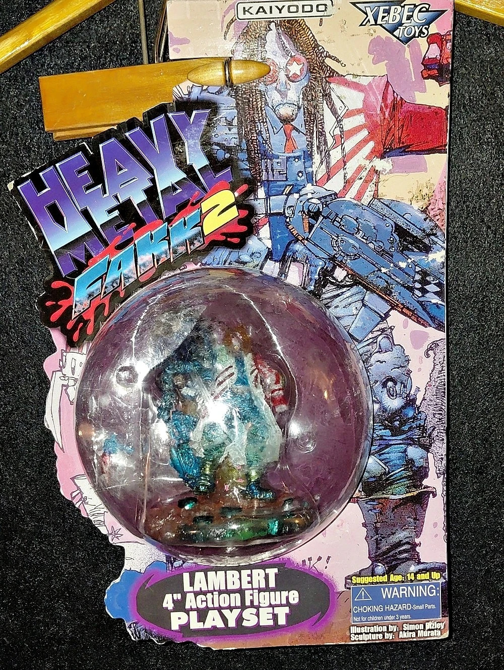 Kaiyodo Heavy Metal F.A.K.K. 2 Lambert 4" Action Figure Playset Action Figure